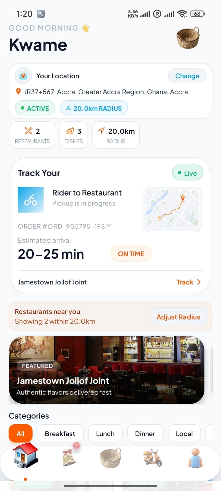 Eat111 app preview